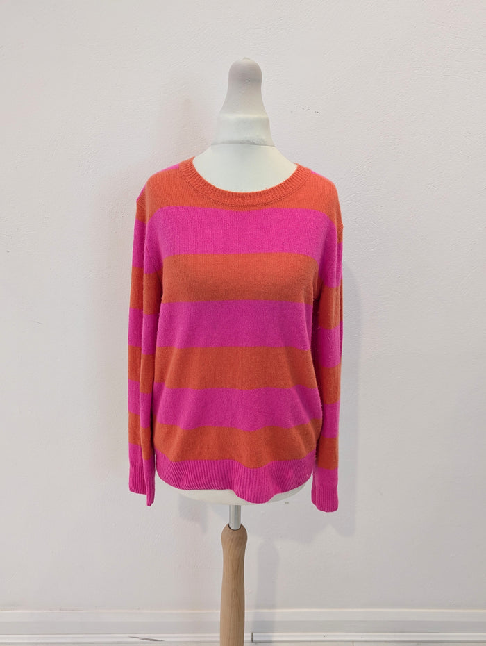 Zwillingsherz Pink Stripe Jumper S