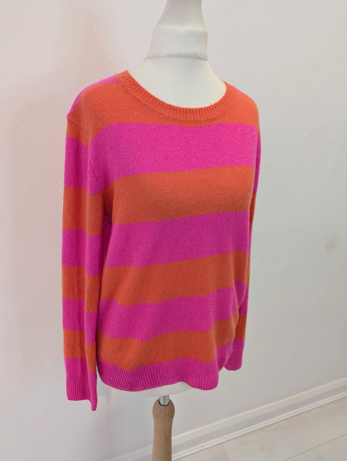 Zwillingsherz Pink Stripe Jumper S